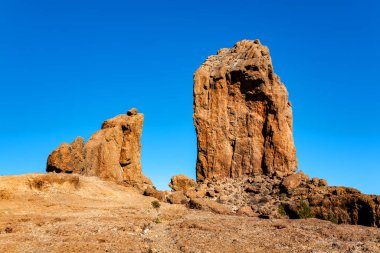 Roque nublo, gran canaria, Kanarya Adaları, İspanya.