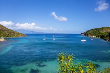 Marigot Körfezi, Terre-de-Haut, Iles des Saintes, Les Saintes, Guadeloupe, Lesser Antilles, Karayipler