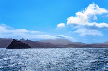 Ada yakınlarındaki Djeu Adası Santo Vicente, Cape Verde, Cabo Verde, Afrika.