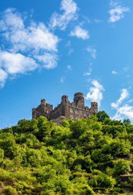 Maus Kalesi, Fare Kalesi, St. Goarshausen, Rhineland-Palatinate, Almanya, Avrupa