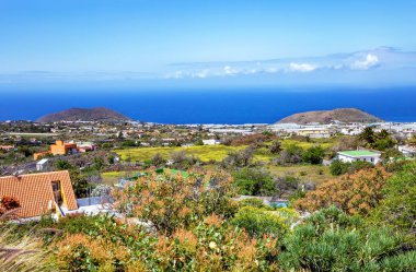 La Palma Adası 'nın batı kıyısı, Kanarya Adaları, İspanya, Avrupa.