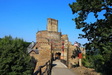 Ehrenburg Kalesi, Brodenbach, Rhineland-Palatinate, Almanya, Avrupa