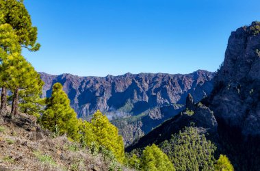 Ulusal Park Caldera de Taburiente, La Palma Adası, Kanarya Adaları, İspanya, Avrupa