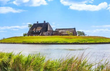 Hallig Hooge, Kuzey Friesland, Schleswig-Holstein, Almanya, Avrupa.