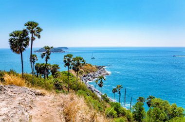 Laem Promthep Burnu, Phuket Adası, Andaman Denizi, Tayland.