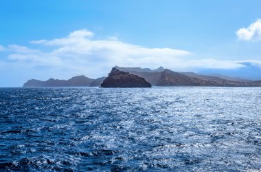 Ada yakınlarındaki Djeu Adası Santo Vicente, Cape Verde, Cabo Verde, Afrika.
