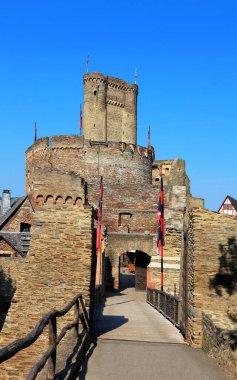 Ehrenburg Kalesi, Brodenbach, Rhineland-Palatinate, Almanya, Avrupa