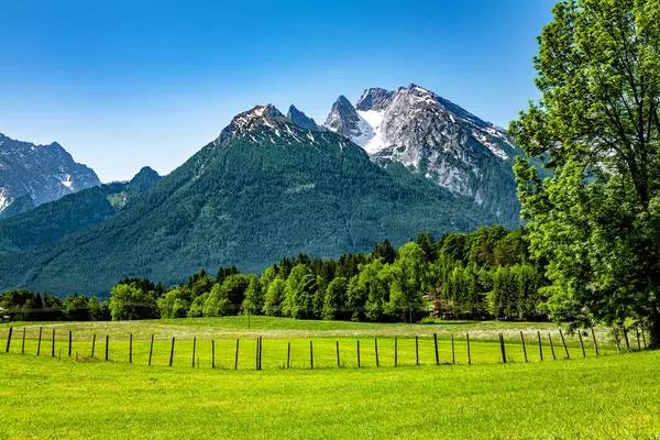 Dağ manzarası, Bavyera, Almanya, Avrupa.