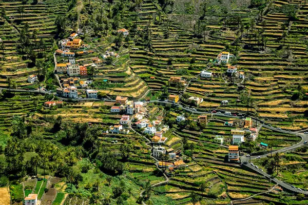 Valley Gran Rey, Island La Gomera, Kanarya Adaları, İspanya, Avrupa.