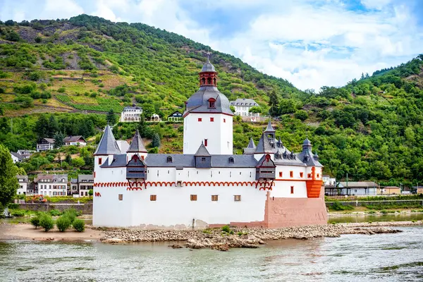 Pfalzgrafenstein Şatosu, Kaub, Rhineland-Palatinate, Almanya, Avrupa