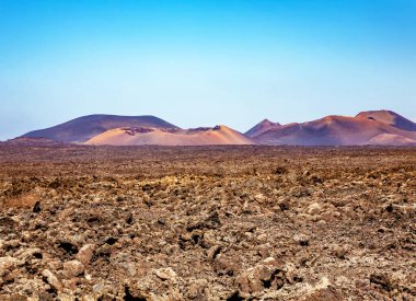 Timanfaya Ulusal Parkı, Lanzarote Adası, Kanarya Adaları, İspanya, Avrupa
