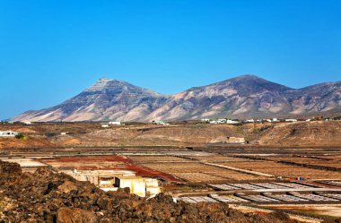 Volkanik manzara, Lanzarote Adası, Kanarya Adaları, İspanya, Avrupa