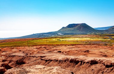 Volkan Monte Corona, Lanzarote Adası, Kanarya Adaları, İspanya, Avrupa