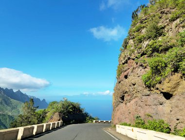 Dağ yolu TF-134, Ada Tenerife, Kanarya Adaları, İspanya, Avrupa