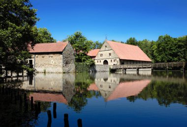Vischering, Luedinghausen, Kuzey Ren-Vestfalya, Almanya, Avrupa