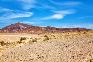 Dağ manzarası, Lanzarote Adası, Kanarya Adaları, İspanya, Avrupa.