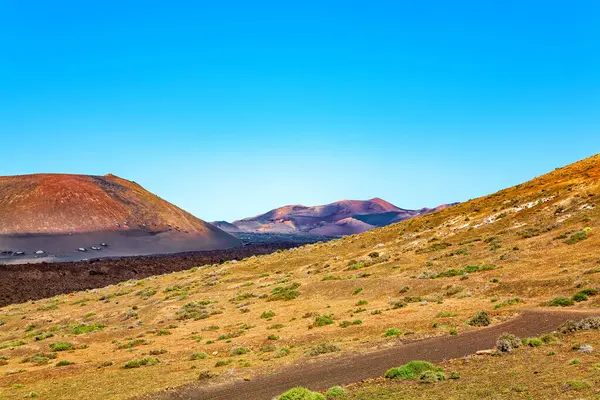 Volkanik manzara, Lanzarote Adası, Kanarya Adaları, İspanya