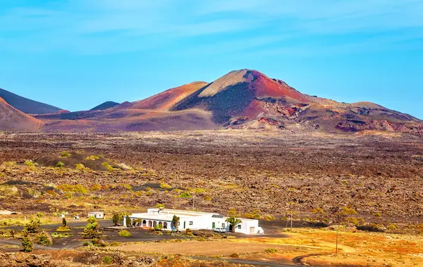 Volkanik manzara, Lanzarote Adası, Kanarya Adaları, İspanya, Avrupa