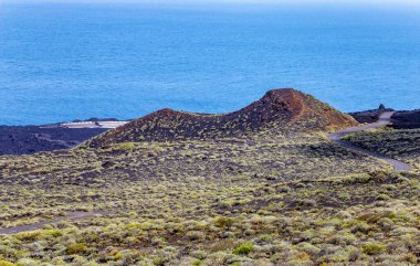 Volkanik manzara, La Palma Adası, Kanarya Adaları, İspanya, Avrupa.