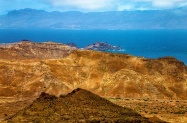 Mindelo 'nun kuzey kıyısı, Sao Vicente Adası, Cape Verde, Cabo Verde, Afrika.