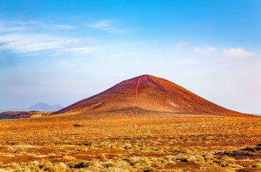 Montana Bermeja, La Graciosa, Lanzarote, Kanarya Adaları, İspanya, Avrupa