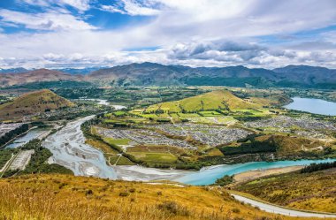 Kawarau Nehri, Queenstown, Otago, Güney Adası, Yeni Zelanda, Okyanusya.