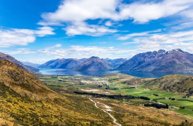 Wakatipu Gölü, Queenstown, Otago, Güney Adası, Yeni Zelanda, Okyanusya