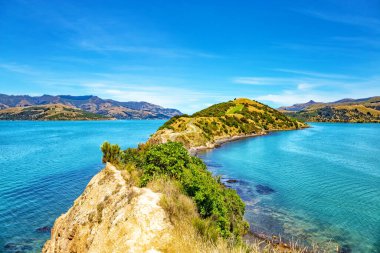 Yürüme yolu, Onawe Yarımadası, Banks Yarımadası, Canterbury, Güney Adası, Yeni Zelanda, Okyanusya