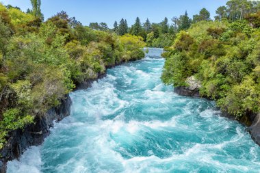 Waikato Nehri, Taupo, Kuzey Adası, Yeni Zelanda, Okyanusya