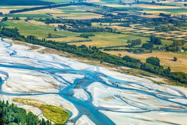 Waimakariri Nehri, Canterbury, Güney Adası, Yeni Zelanda, Okyanusya