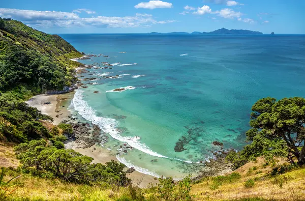 Mangawhai Heads Sahili, Kuzey Adası, Yeni Zelanda, Okyanusya. 