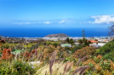 La Palma Adası 'nın batı kıyısı, Kanarya Adaları, İspanya, Avrupa.