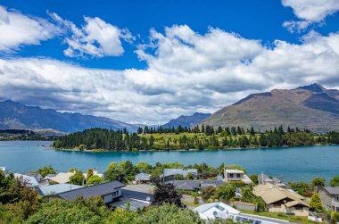 Kelvin Heights Yarımadası, Queenstown, Otago, Güney Adası, Yeni Zelanda, Okyanus