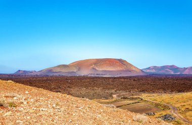 Timanfaya Ulusal Parkı, Lanzarote Adası, Kanarya Adaları, İspanya, Avrupa