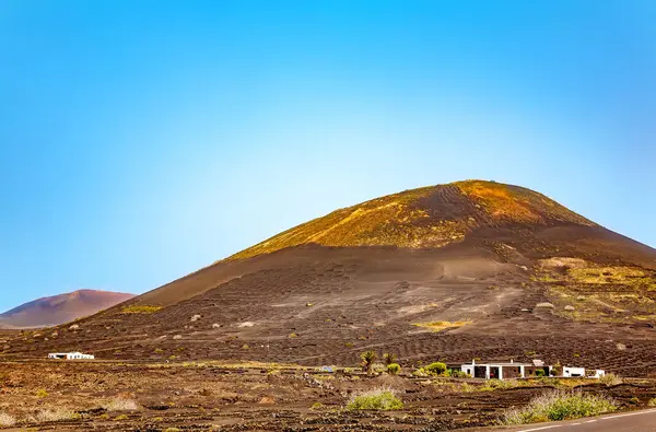 Montana Chupaderos, La Geria, Lanzarote Adası, Kanarya Adaları, İspanya, Avrupa