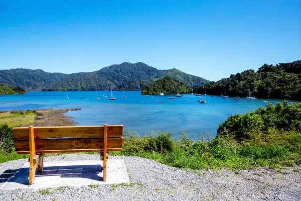 Ngakuta Körfezi, Marlborough Sesleri, Güney Adası, Yeni Zelanda, Okyanus