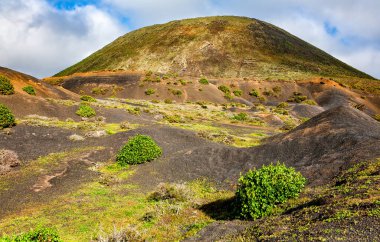 Dağ manzarası, Lanzarote Adası, Kanarya Adaları, İspanya, Avrupa
