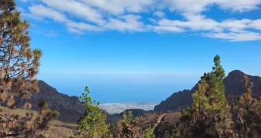 Tenerife Adası 'nın batı kıyısı, Kanarya Adaları, İspanya, Avrupa