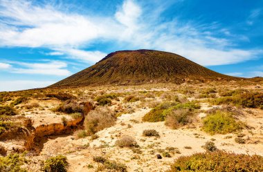 Montana Amarilla, La Graciosa, Lanzarote, Kanarya Adaları, İspanya, Avrupa