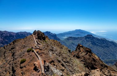 Mirador del Espigon del Roque, La Palma Adası, Kanarya Adaları, İspanya, Avrupa