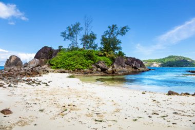 Ada Petite Ile, Port Glaud, Mahe, Seyşeller Cumhuriyeti, Afrika.