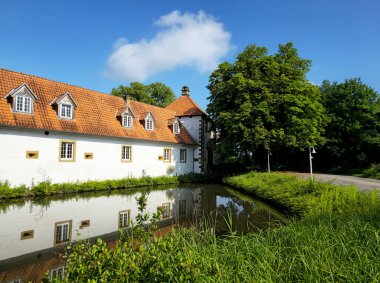 Su Kalesi Holtfeld, Kuzey Ren-Vestfalya, Almanya, Avrupa