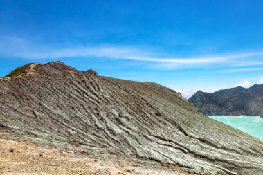 Volkan Kawah Ijen, Banyuwangi, Java, Endonezya, Güneydoğu Asya