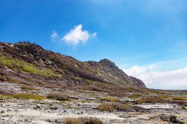 Yürüyüş yolu, Volkan Kawah İjen, Banyuwangi, Java, Endonezya, Güneydoğu Asya