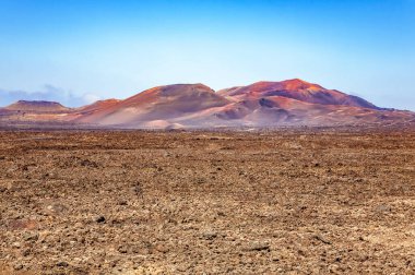 Timanfaya Ulusal Parkı, Lanzarote Adası, Kanarya Adaları, İspanya, Avrupa