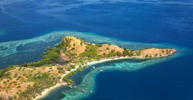 Seraya Kecil Adası, Labuan Bajo Adası, Flores Adası, Endonezya, Güneydoğu Asya