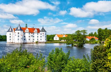 Glucksburg Şatosu, Schleswig-Holstein, Almanya, Avrupa
