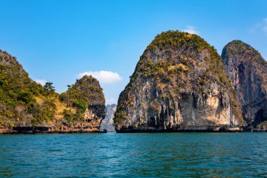 Andaman Denizi 'nde kaya oluşumları, Krabi Eyaleti, Tayland