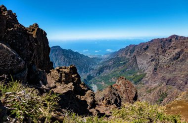 Caldera de Taburiente Ulusal Parkı, La Palma Adası, Kanarya Adaları, İspanya, Avrupa