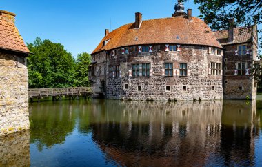 Vischering, Luedinghausen, Kuzey Ren-Vestfalya, Almanya, Avrupa